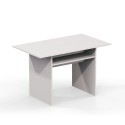 Jatkettava konsolipöytä puinen työpöytä valkoinen 120x35-70cm Oplà Alennusmyynnit