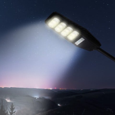 Katulamppu aurinkoenergia LED 200W anturi sivutanko kaukosäädin Solis L Tarjous