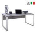 Työpöytä 170x80cm toimistotyöskentely smartworking harmaa valkoinen Metaldesk Myynti
