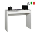 Suorakulmainen työpöytä ja valkoinen laatikko toimistoon ja Sidus-opiskeluun 100x40cm Myynti